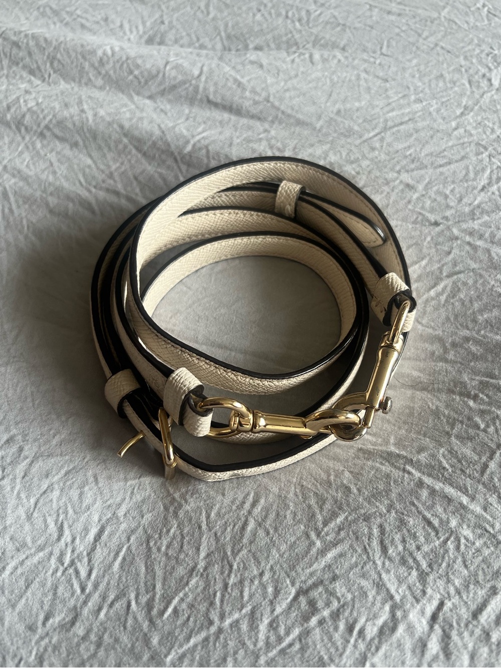 Coach Cream Leather Replacement Strap